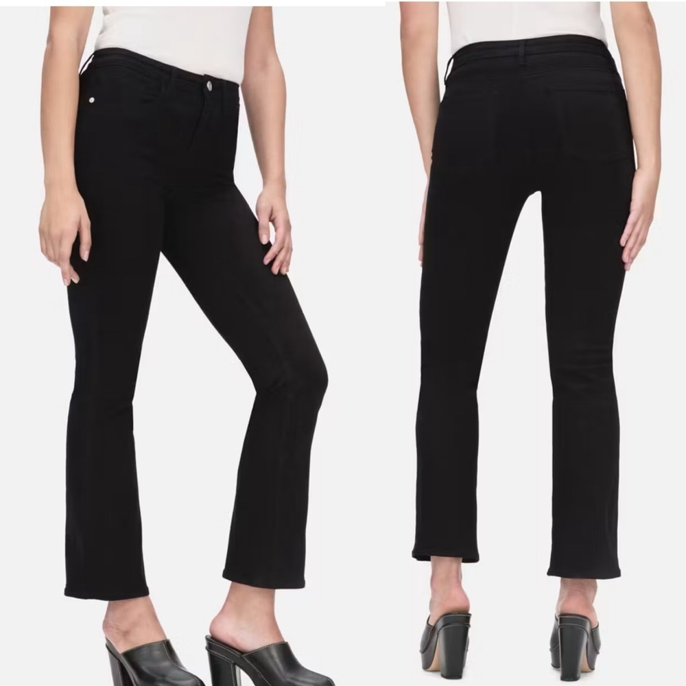 Frame Denim Le Crop Mini Boot
in Film Noir
